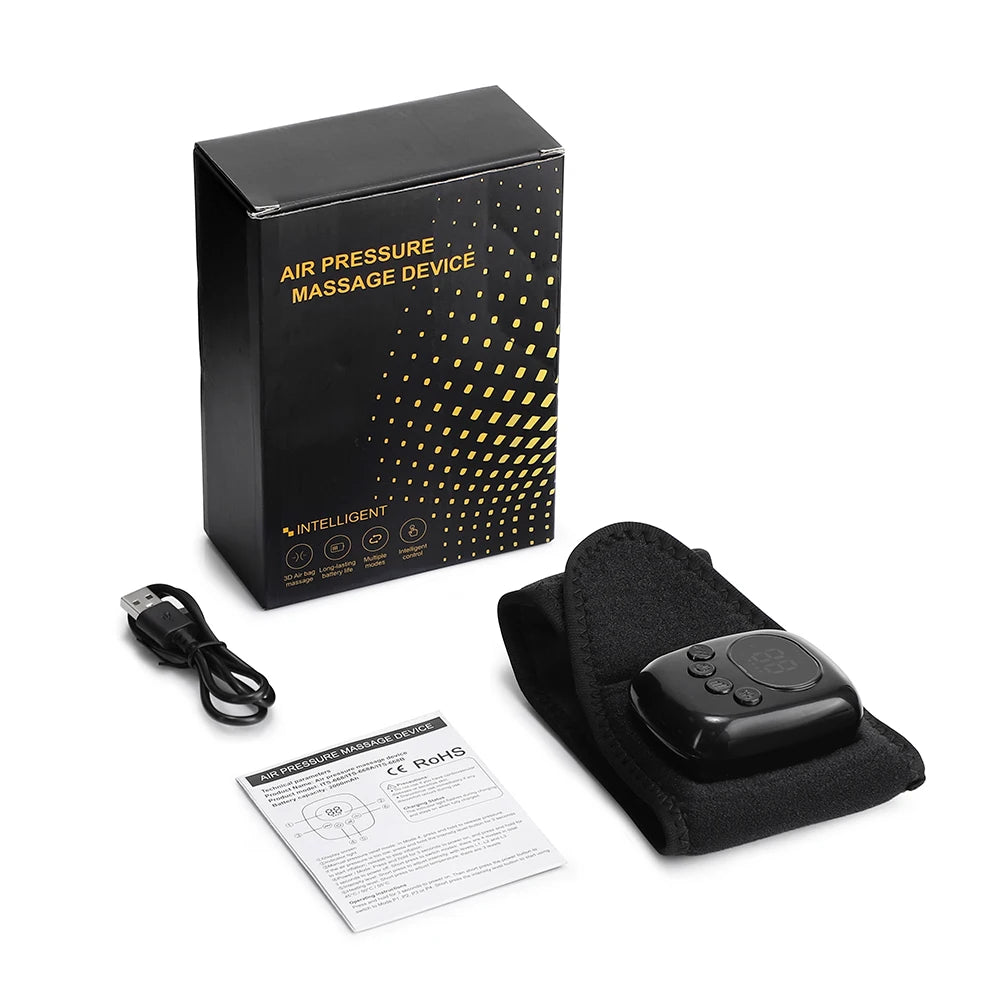 At home Cordless Wrist Massager with heat therapy and air compression - 19