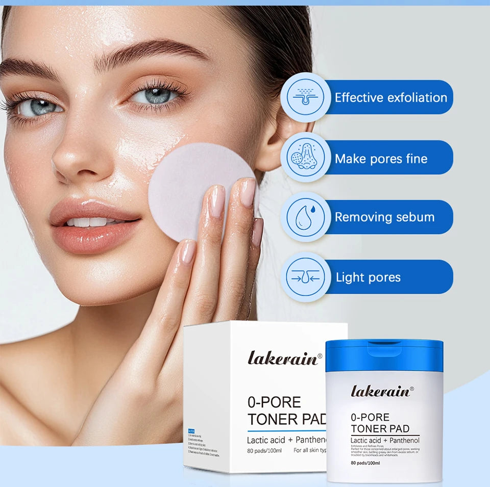 Daily Skincare Facial Serum And Toner Pad Set For Deep Hydration And Glow