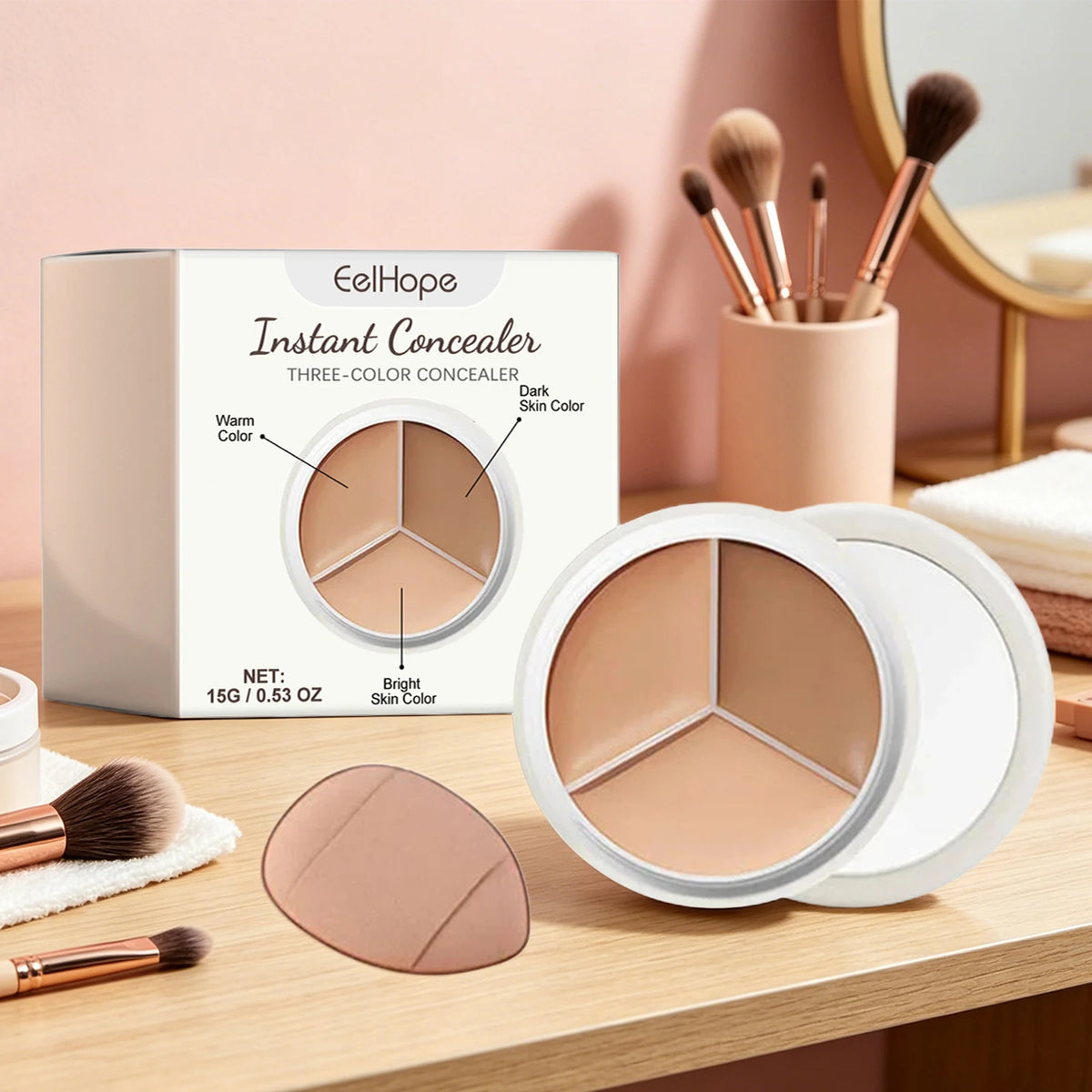 Daily Makeup Face Cream Concealer Palette for Flawless Coverage