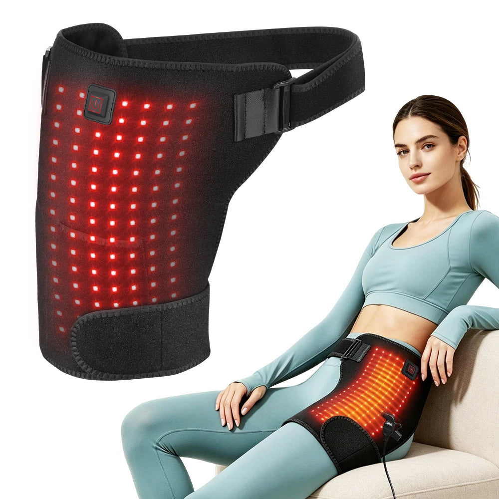 Home relaxation red light heating hip brace for soothing comfort support - 1