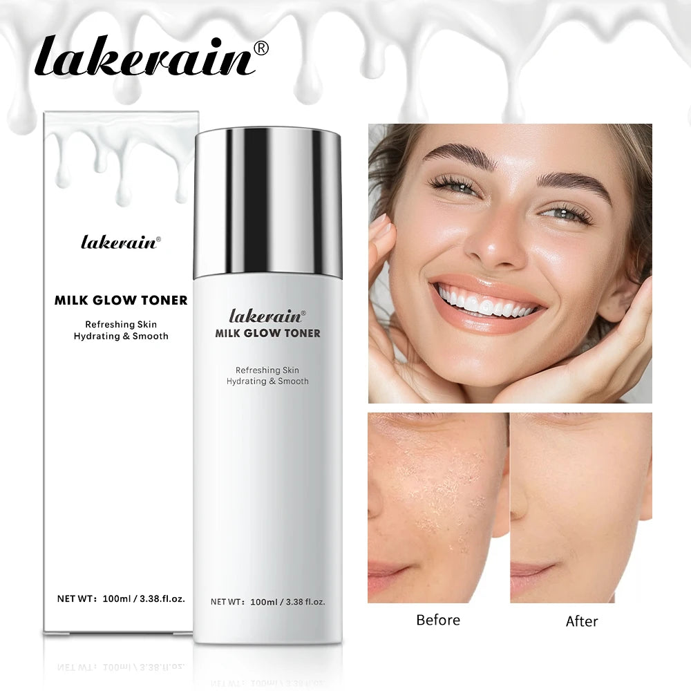 Daily Skin Care Milk Glow Toner for Dry And Tired Skin Hydration