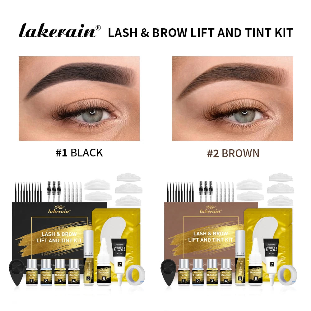 Beauty Salon Lash Lift and Tint Kit for Long Lasting Curls - 1