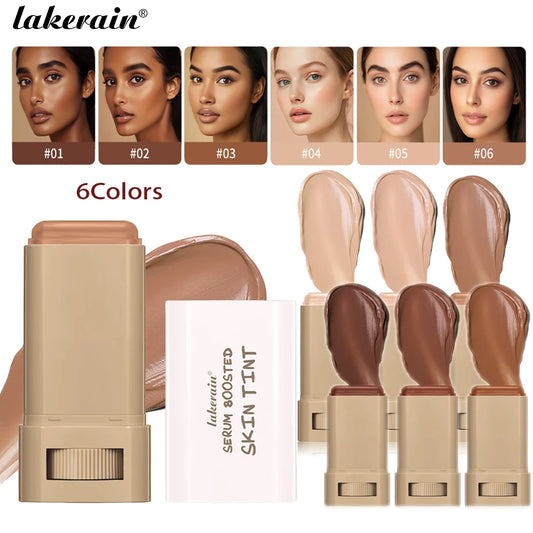 Travel Makeup Serum Boosted Skin Tint Foundation Stick Smooth Plumper