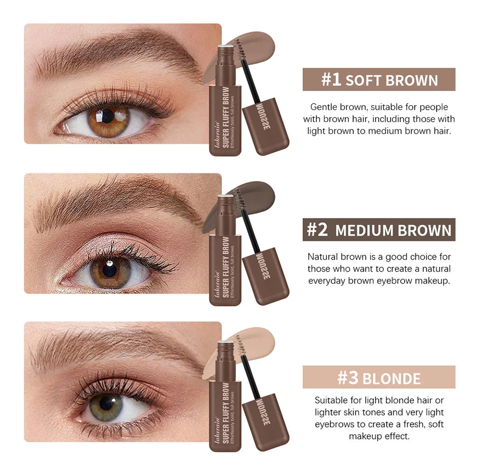 Daily Makeup Superfluff Volumizing Brow Mousse for Full and Bold Brows - 9