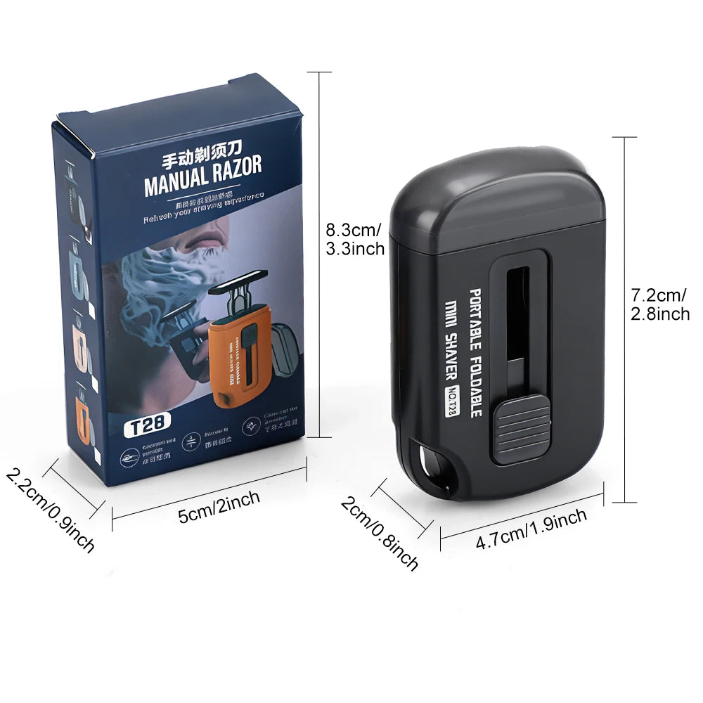 Travel Grooming Portable Manual Razor for Clean Shaves Anywhere - 13