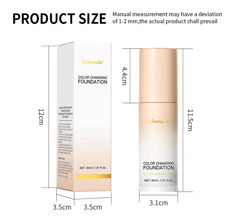 Daily Makeup Routine Color Changing Foundation For Flawless Skin Tone - 16