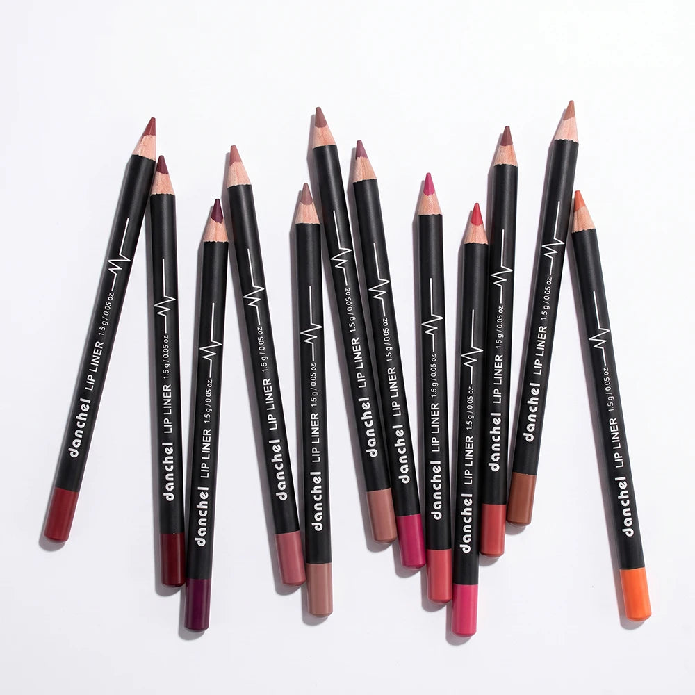 Daily Makeup Lip Liner Pencil Set for Long Lasting Waterproof Definition - 18