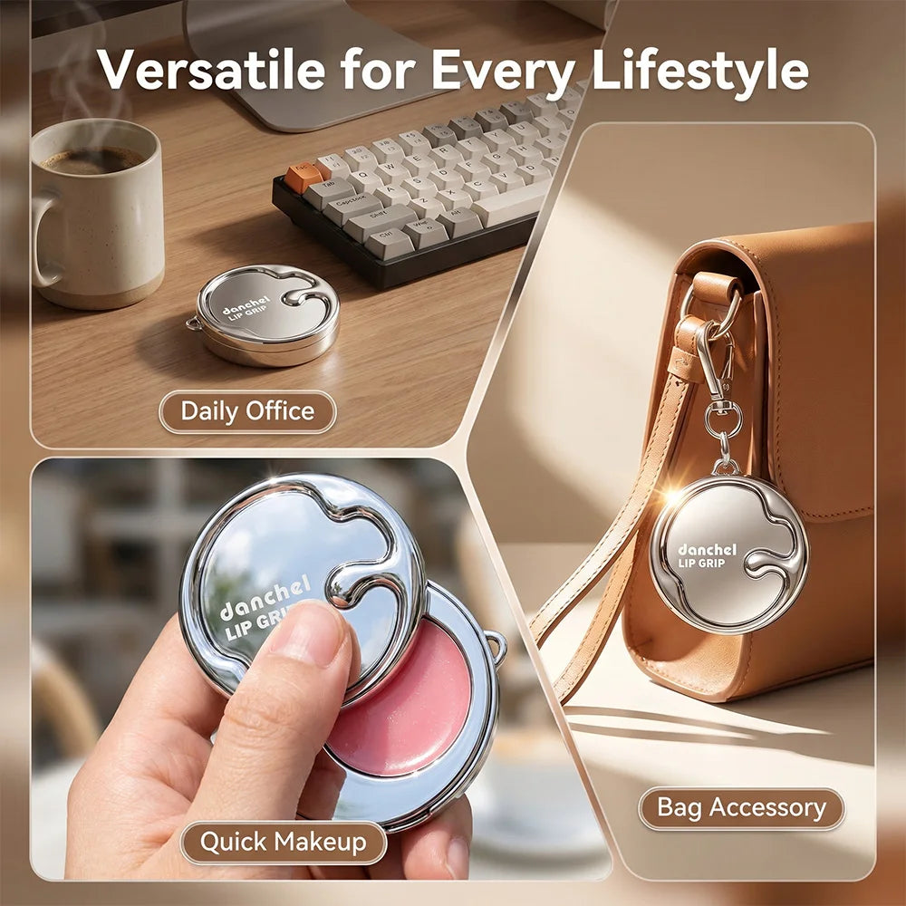 Daily Makeup Lip Grip Cream with Nourishing Formula and Magnetic Case - 5