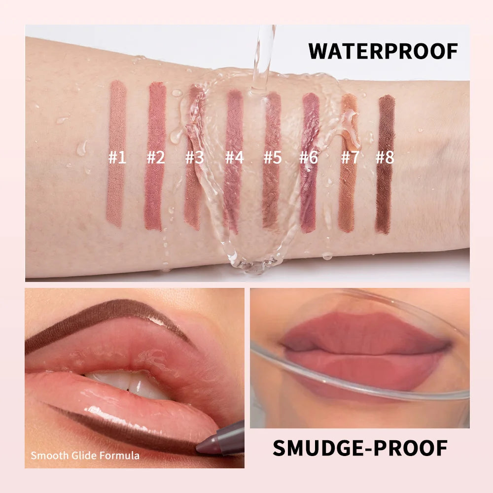 Daily Makeup Stain Lip Liner Pencil for Long Lasting Matte Definition