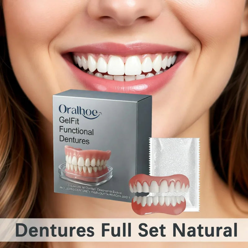 Bright Smile Temporary Denture Kit For Missing Teeth And Gaps - 1
