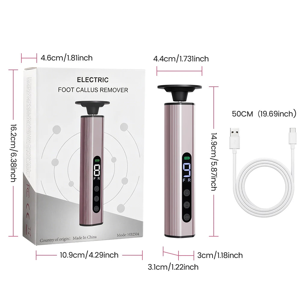 At Home Heel Care Electric Foot File Callus Remover for Smooth Feet