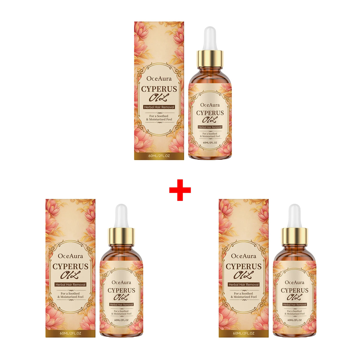 Smooth Skin Cyperus Oil Hair Growth Inhibitor for Soothed Hydration Care