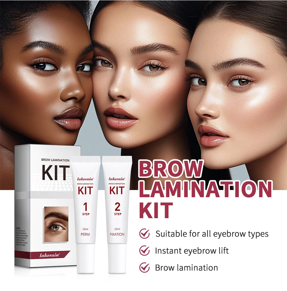 At Home Brow Lamination Kit Semi-Permanent Eyebrow Fixation Set - 8