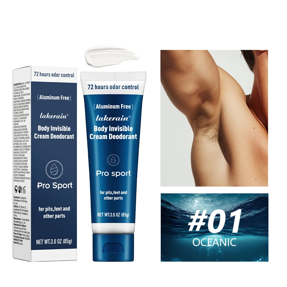 Daily use body deodorant stick with long lasting odor protection control