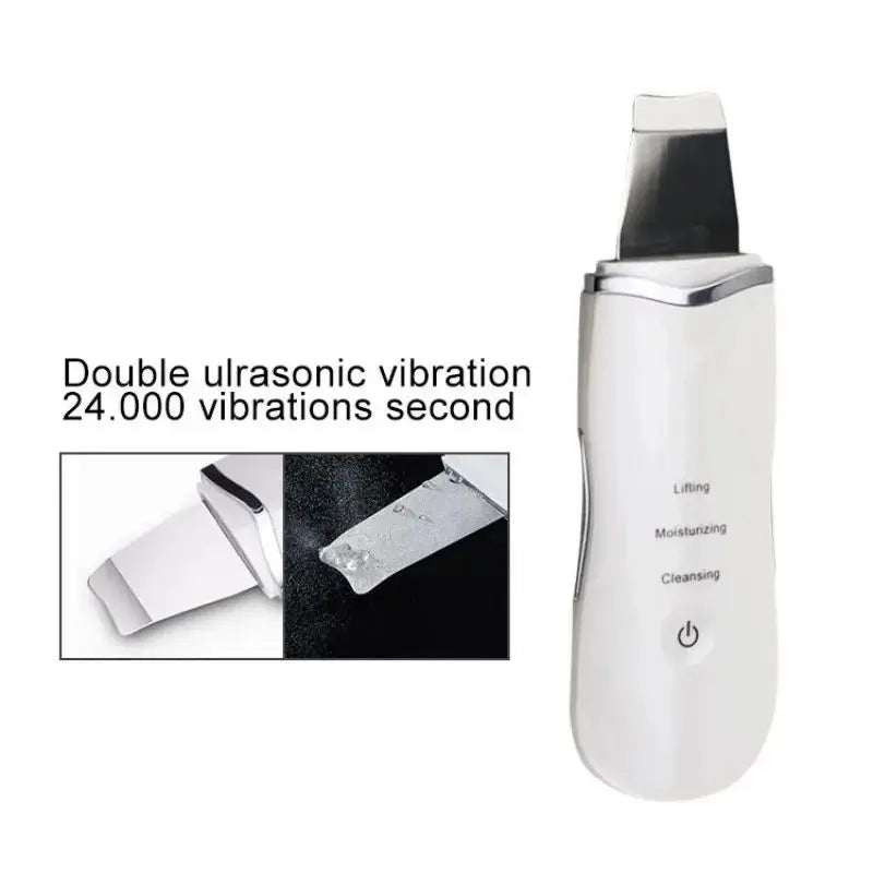 At Home Facial Ultrasonic Skin Spatula for Deep Cleaning and Blackheads