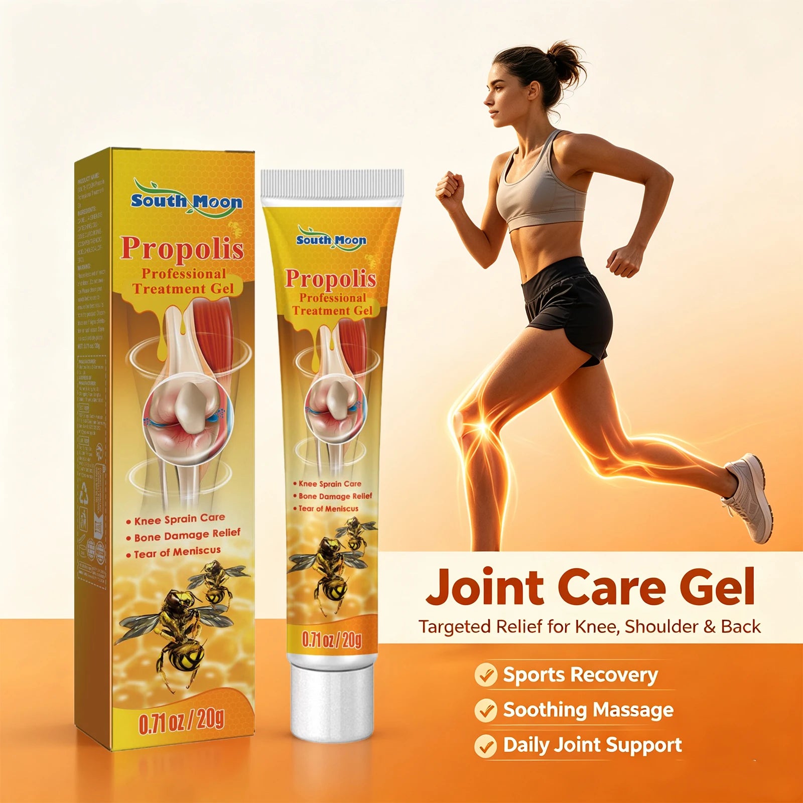 Post Workout Joint Care Gel for Knees Back Neck and Shoulders - 4