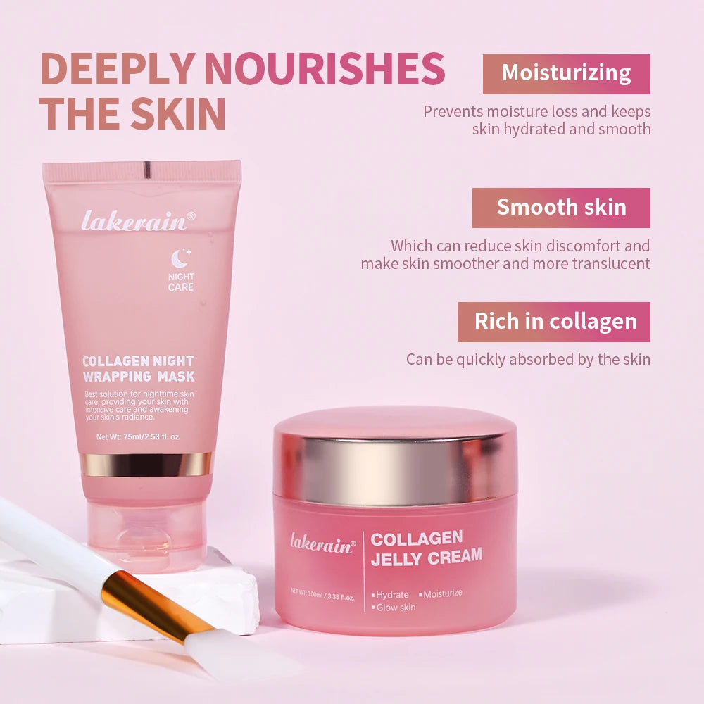 Overnight Skincare Collagen Night Wrapping Peel Off Face Mask