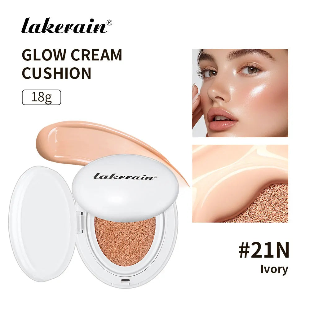 Korean Makeup Glow Cream Cushion Foundation for Natural Coverage