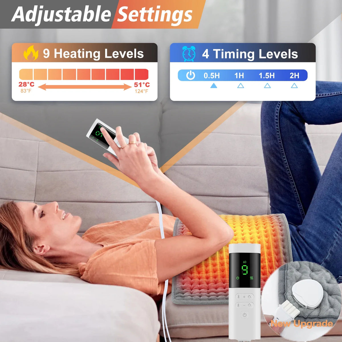 Winter Bed Electric Heating Blanket for Soothing Warmth