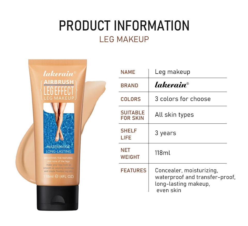 For Flawless Legs Leg Makeup Waterproof Foundation With Long Lasting Finish