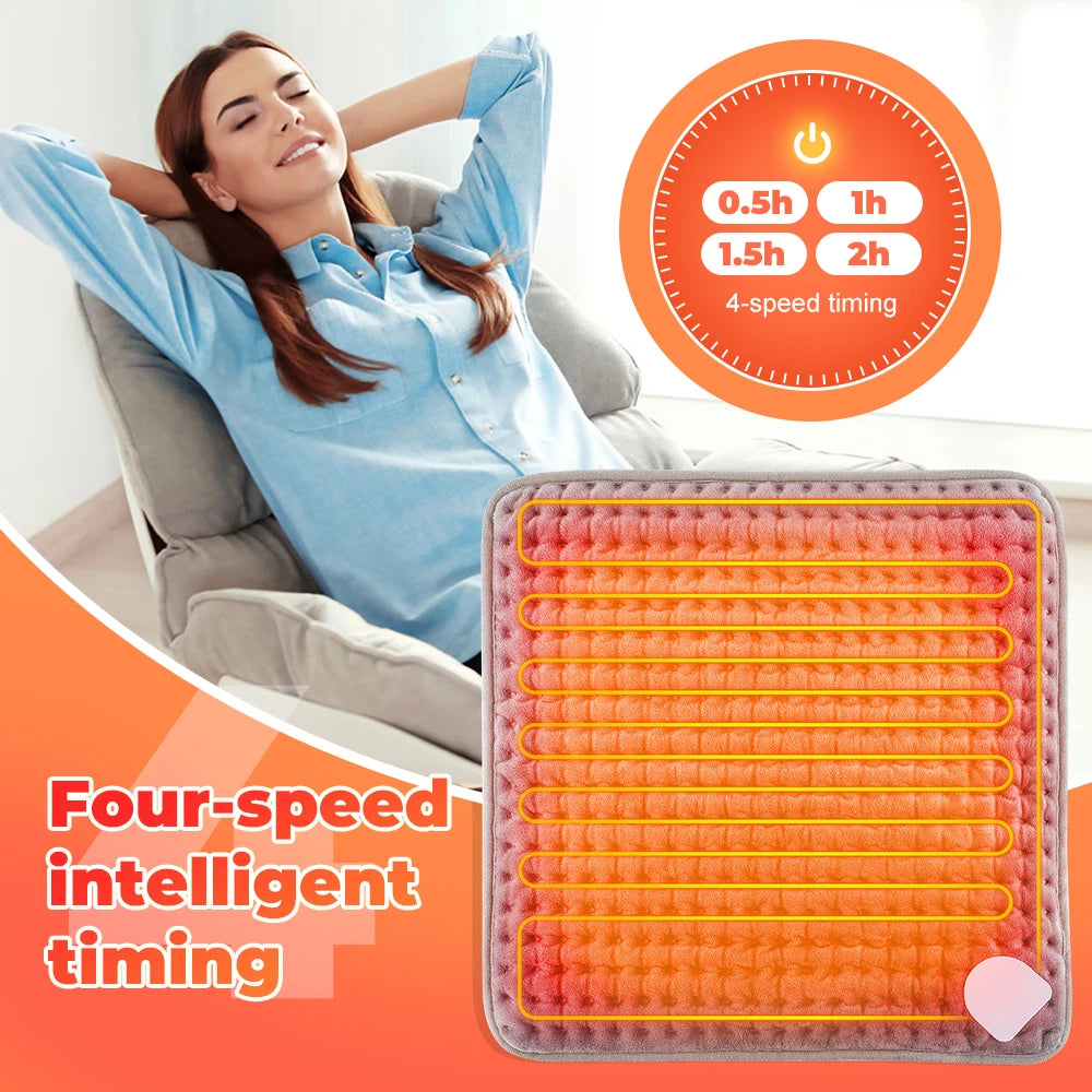 Office Desk Foot Warmer Electric Heating Pad with Nine Heat Settings