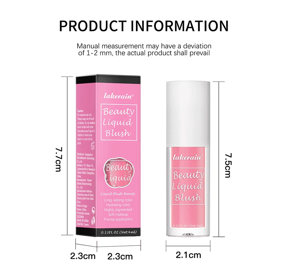 Daily Makeup Beauty Liquid Blush for a Natural Flawless Finish