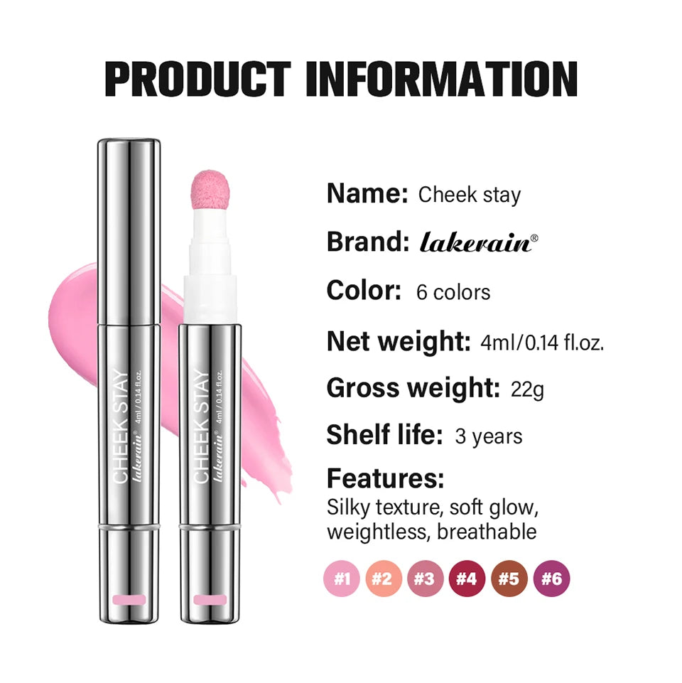 Daily Makeup Liquid Blush Stick for Natural Glow and Smooth Application - 15