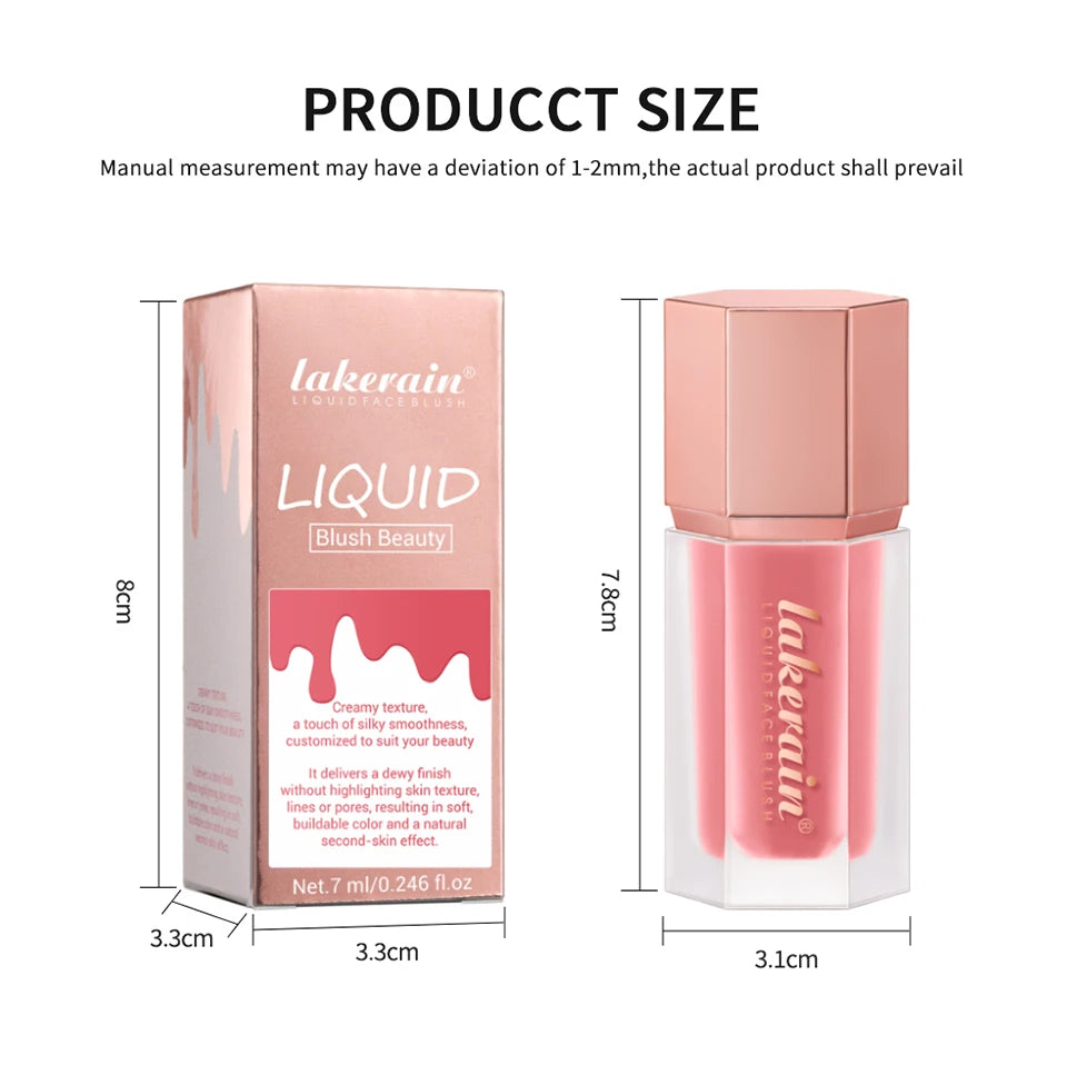 Daily Makeup Liquid Blush Long Lasting Velvet Matte Finish