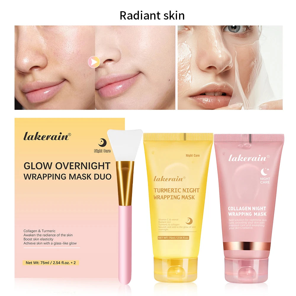 Overnight Skin Care Korean Deep Collagen Mask Peel Off Mask For Face