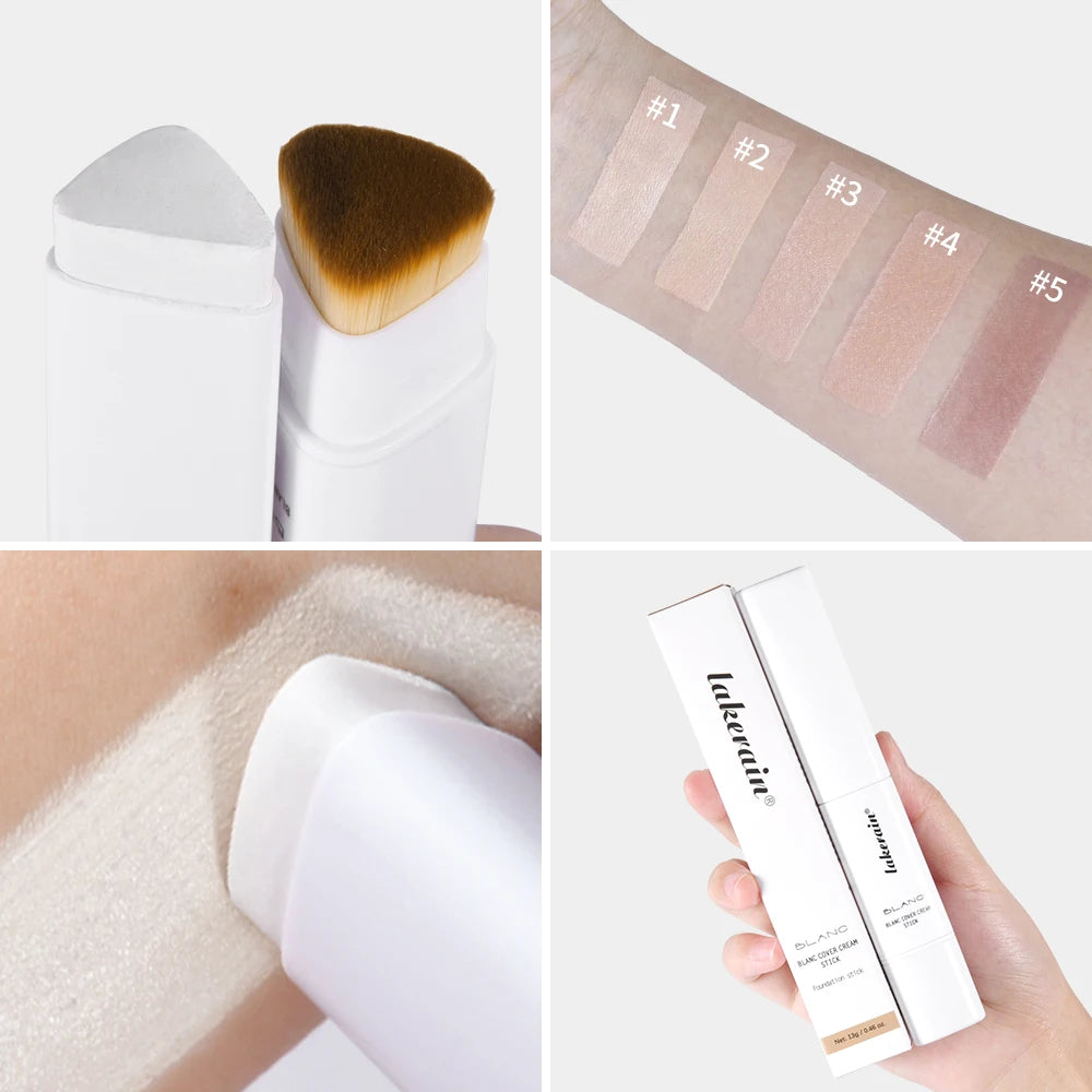 Daily Makeup Routine Dual Ended Color Changing Foundation Stick Smoothly - 5