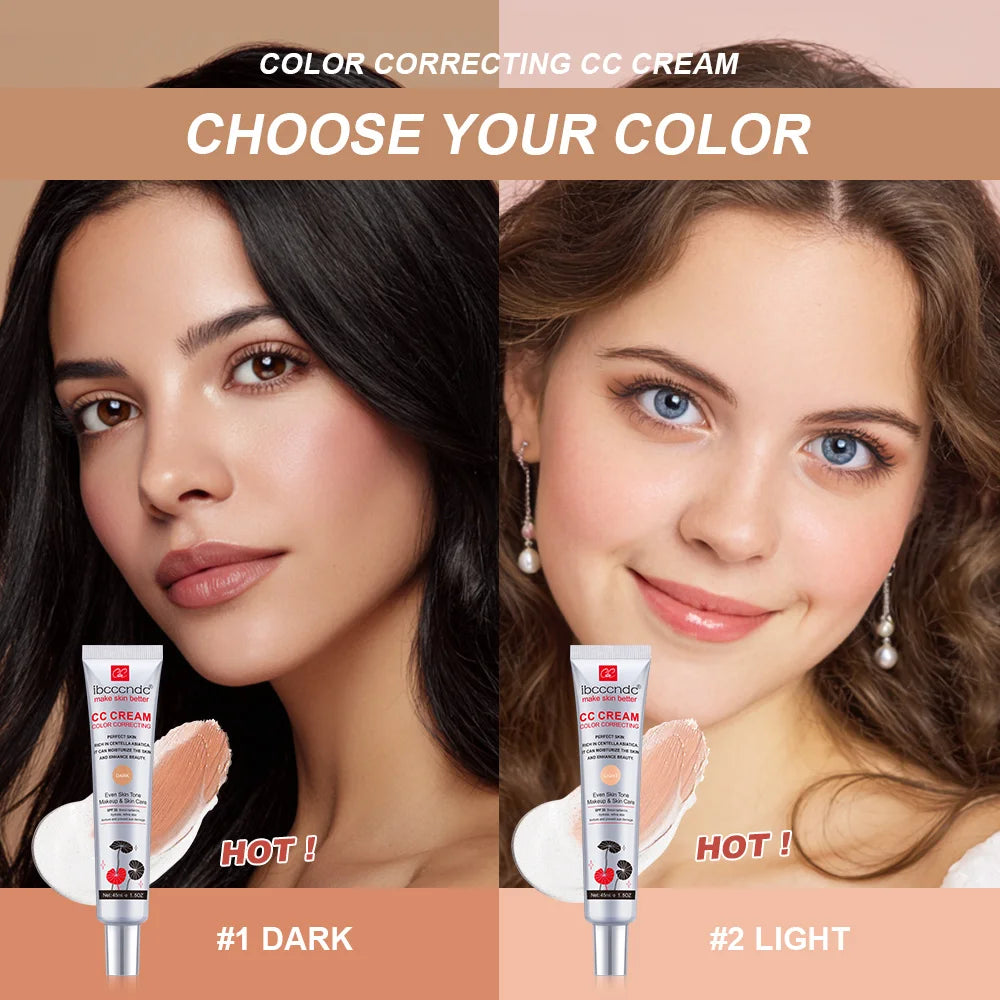 Daily Makeup Routine Color Correcting CC Cream Natural Luminous Finish
