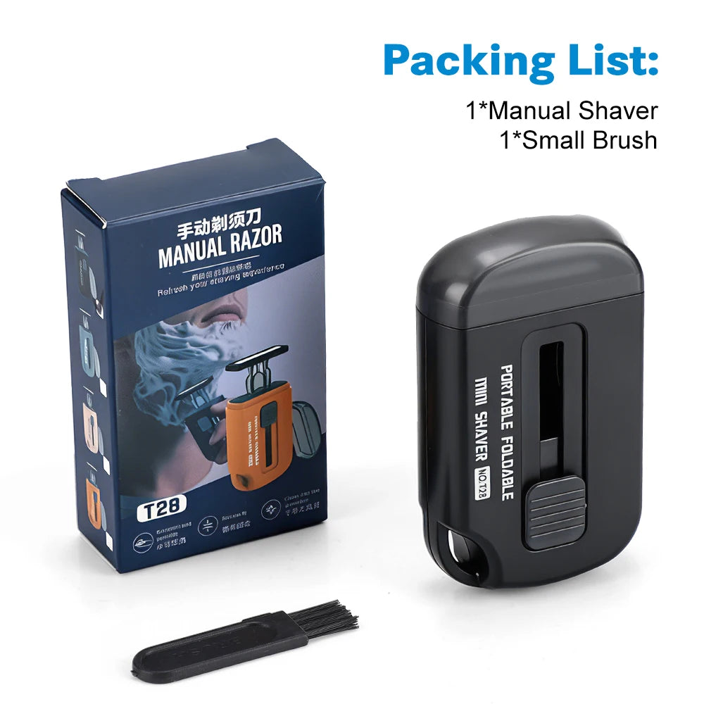 Travel Grooming Portable Manual Razor for Clean Shaves Anywhere