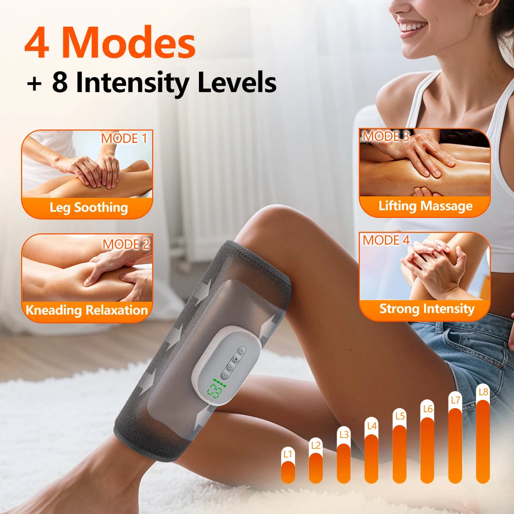Relaxing at home wireless calf massager for sore leg relief - 9