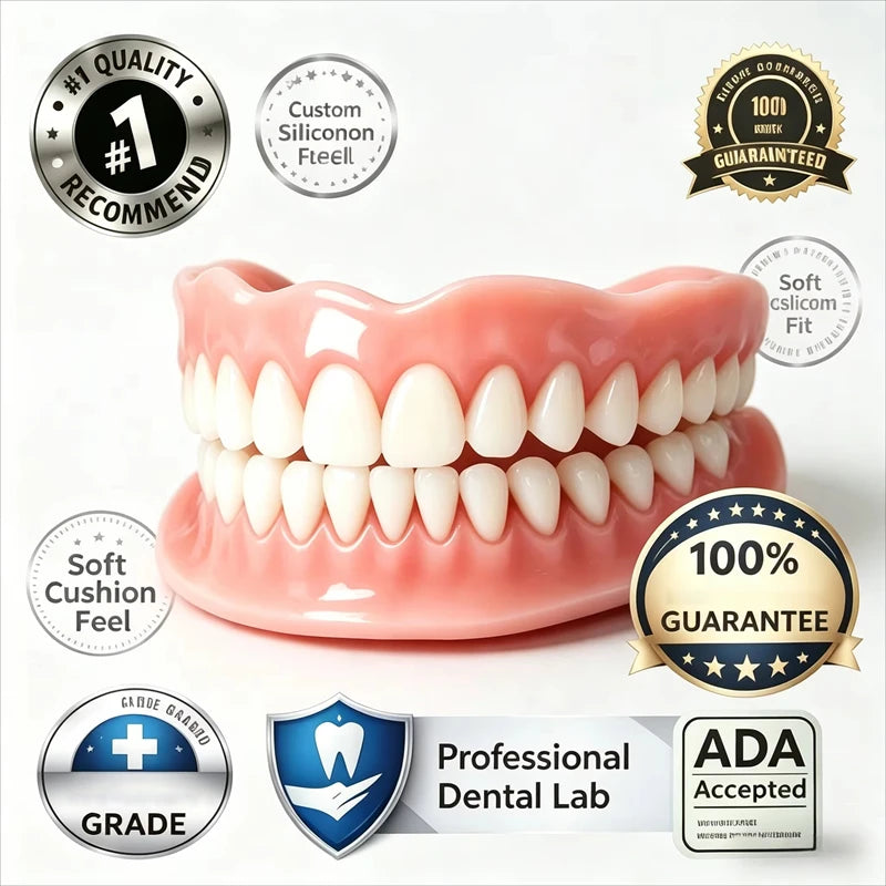 Daily Denture Comfort Foundation For Missing Teeth Restoration
