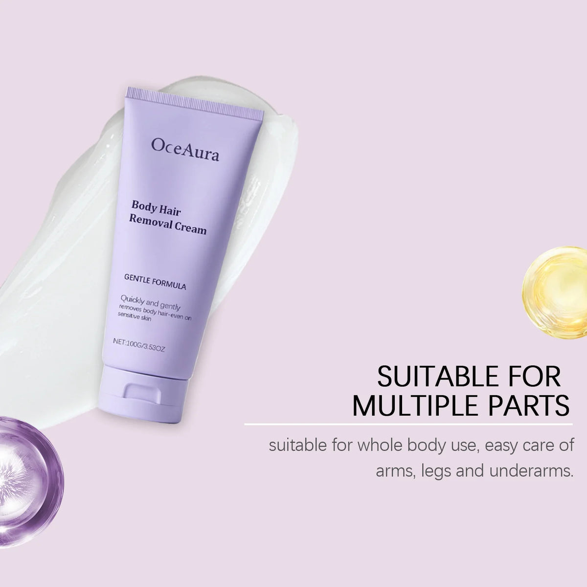 Smooth Skin Hair Removal Cream for Painless and Gentle Body Care