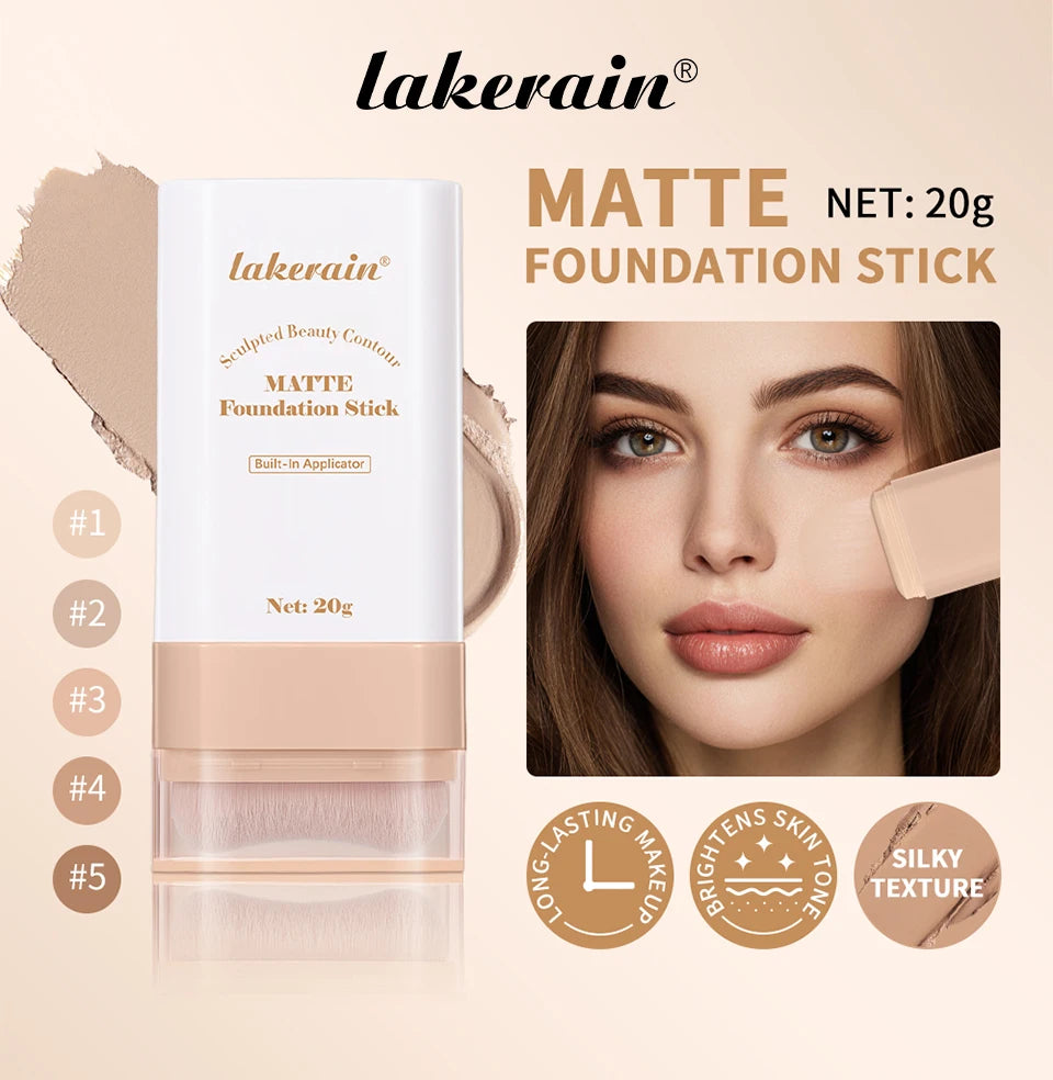 Travel makeup routine Matte Foundation Stick for smooth coverage - 7