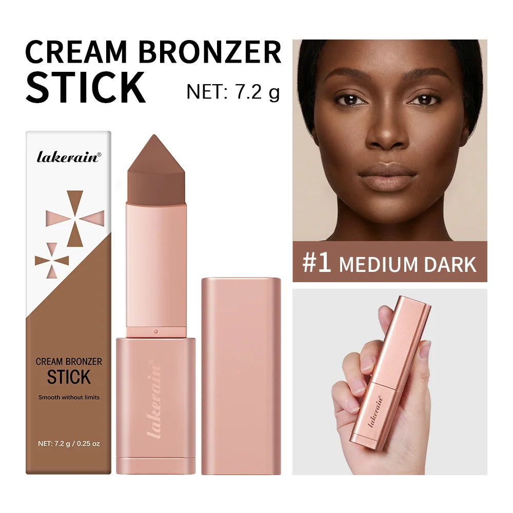 Daily Makeup Routine Contour Bronzer Stick for Sculpted Looking Face