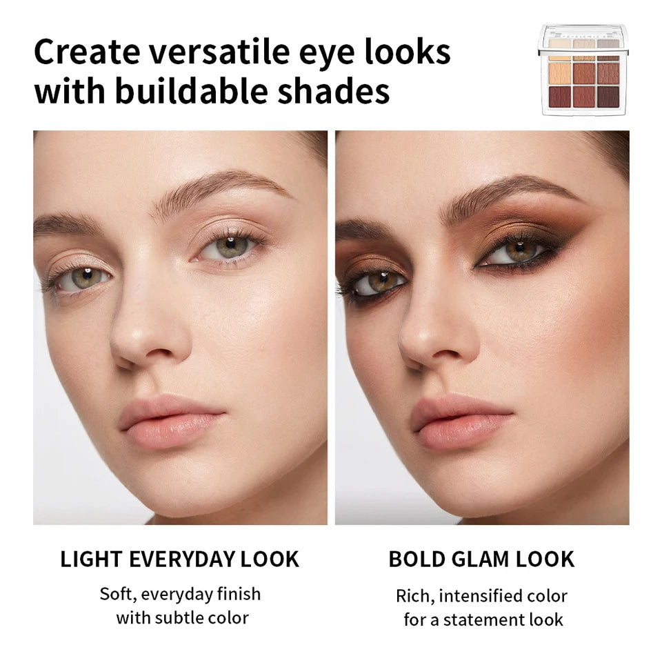 Daily Makeup Eyeshadow Palette with Long Lasting Coordinated Shades