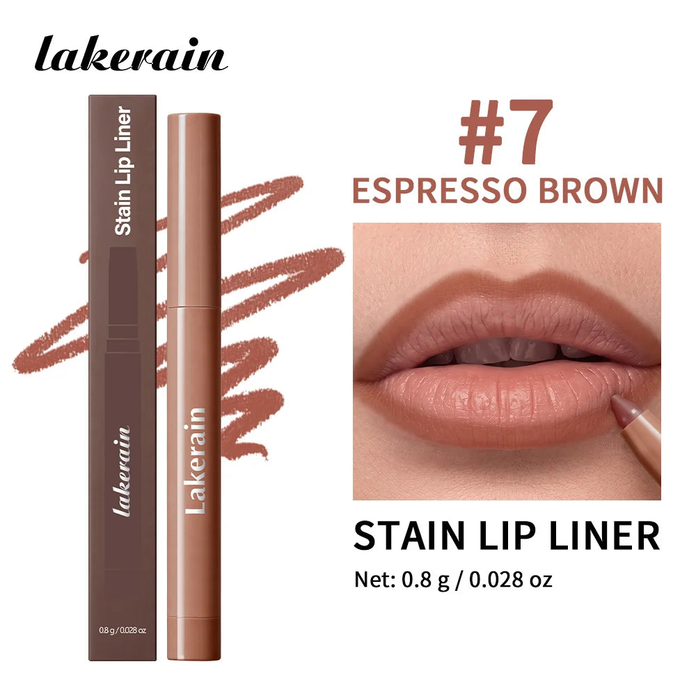 Daily Makeup Stain Lip Liner Pencil for Long Lasting Matte Definition - 24