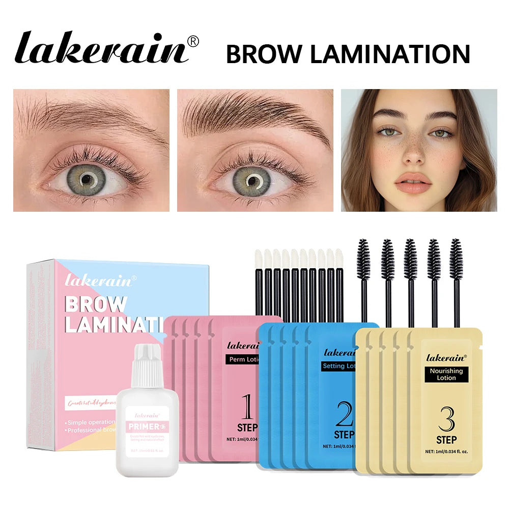 At Home Brow Lamination Kit Semi-Permanent Eyebrow Fixation Set