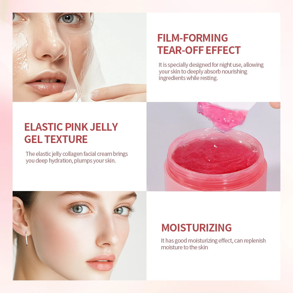 Overnight Skincare Collagen Night Wrapping Peel Off Face Mask