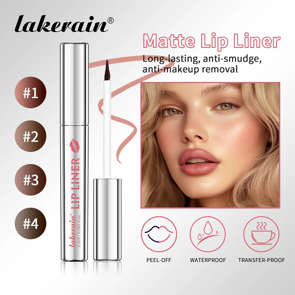 Daily Makeup Peel Off Lip Liner Tattoo for Long Lasting Waterproof Wear - 7
