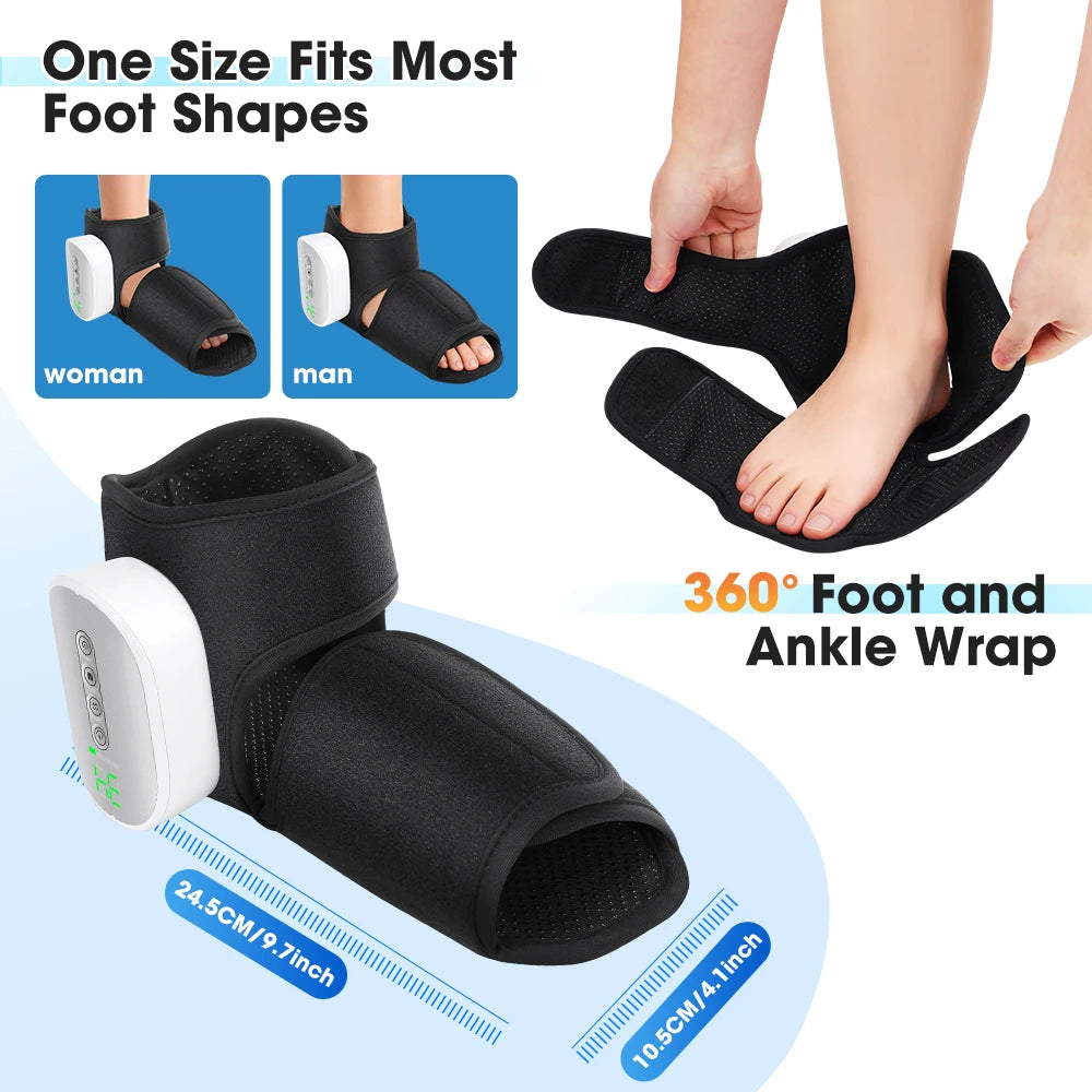 Home Office Relax Foot Massager with Heat and Air Compression