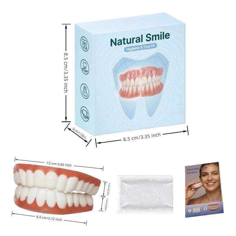 Daily Smile Cosmetic Dentures Natural Fit Smile Enhancer for Daily Use