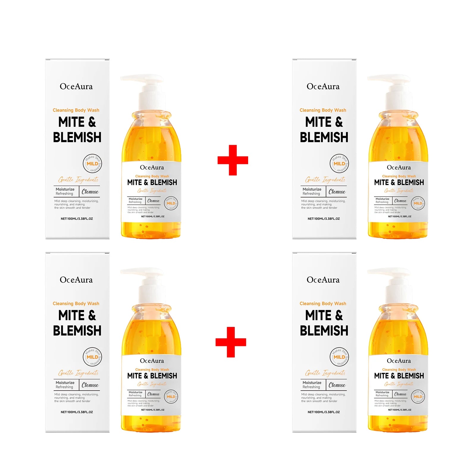 Oily Skin Mite And Blemish Cleansing Body Wash For Acne Control - 13
