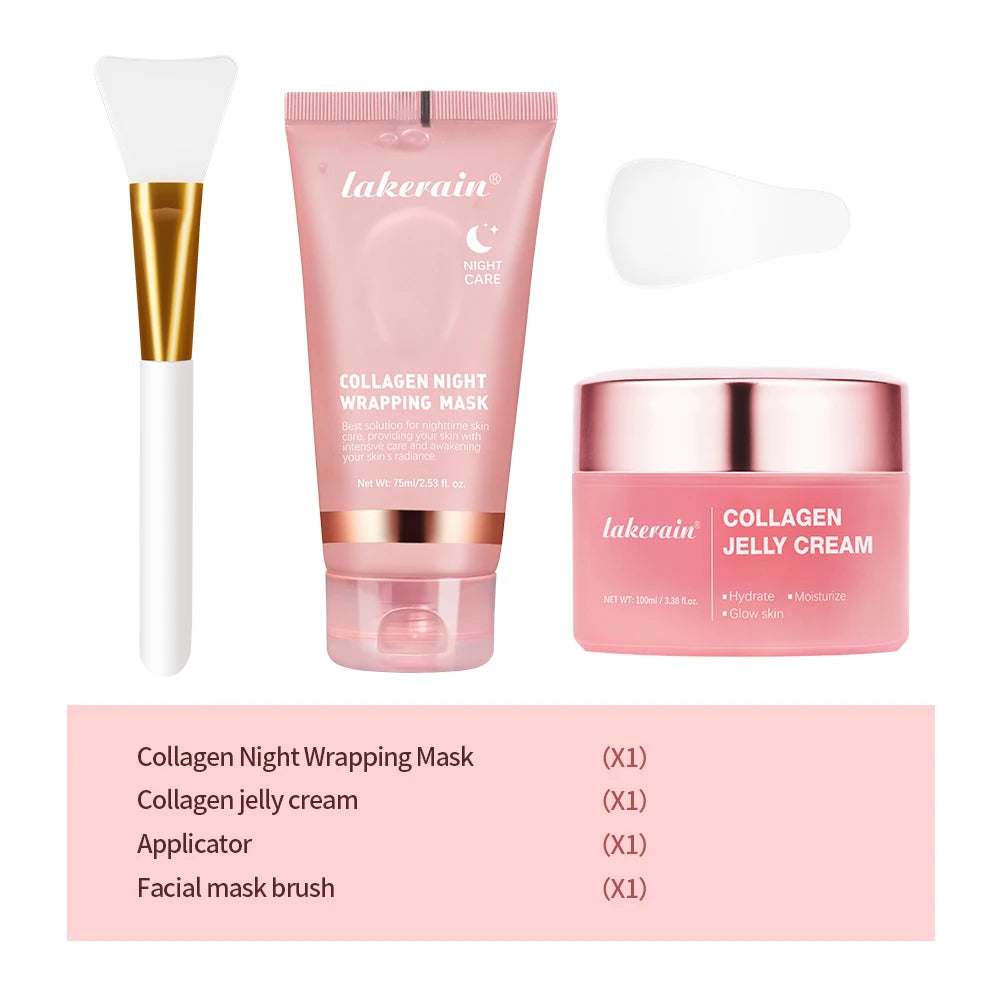 Overnight Skincare Collagen Night Wrapping Peel Off Face Mask - 45