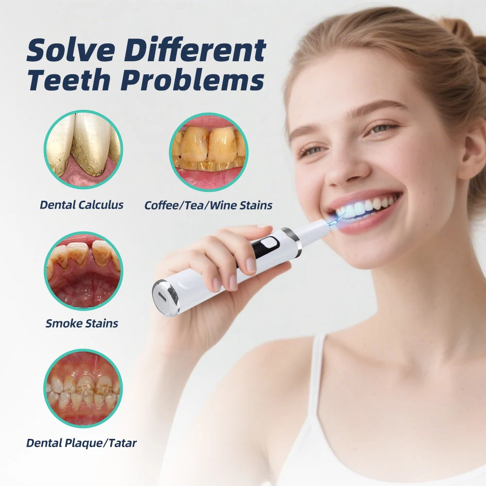 Bathroom Dental Scaler Electric Tooth Cleaner for Tartar Plaque Removal