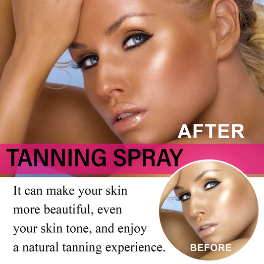Beach Sunless Tanning Spray for an Instant Natural Glow and Tan