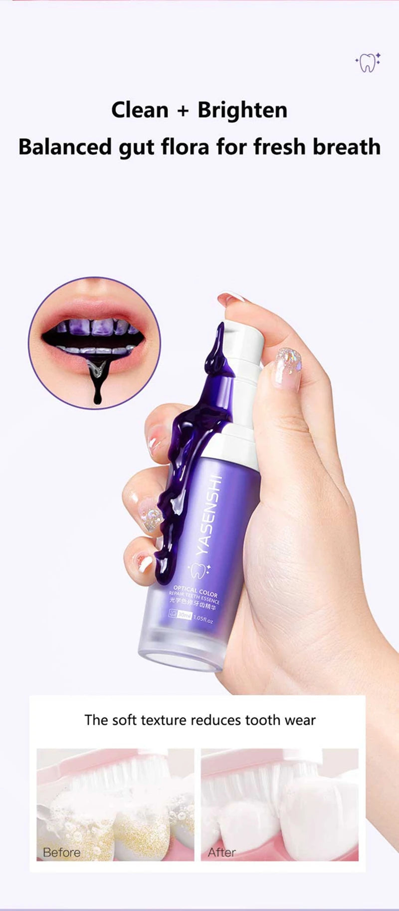 Daily Dental Care Whitening Toothpaste for Fresh Breath and Bright Smile - 16