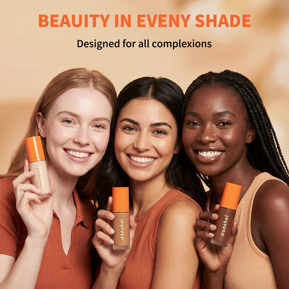 Daily Makeup Liquid Foundation and Concealer for Smooth Matte Coverage